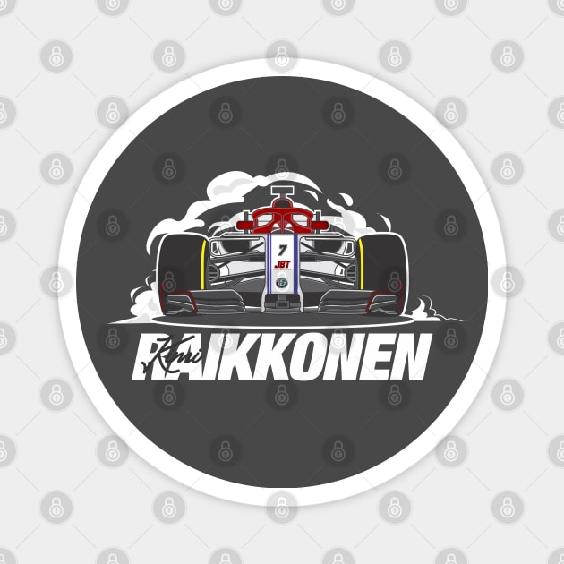 Kimi Raikkonen Magnet by jaybeetee